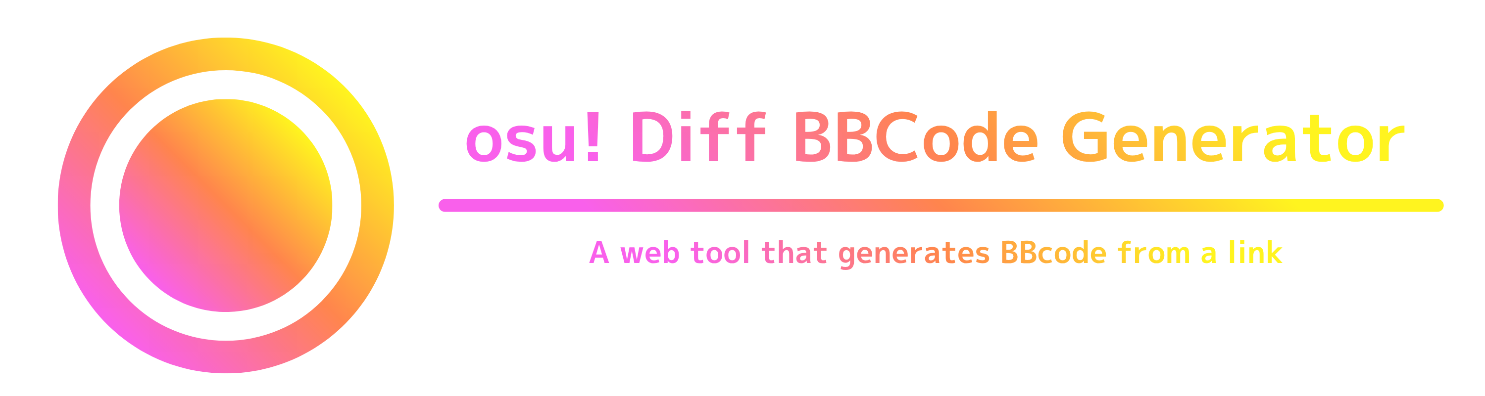 osu! Diff BBCode Generator logo