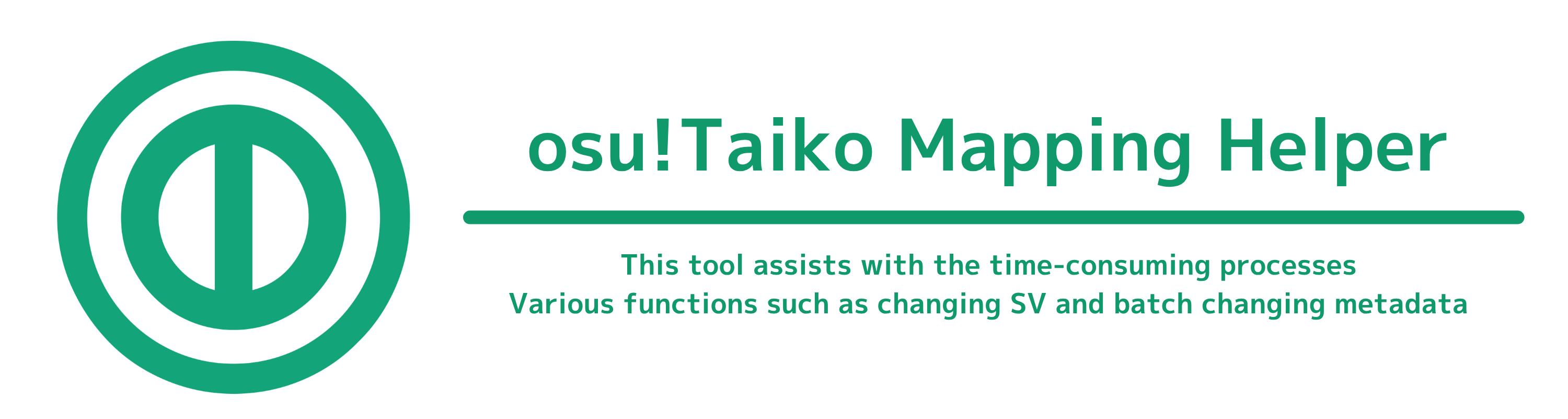 osu!taiko mapping helper logo