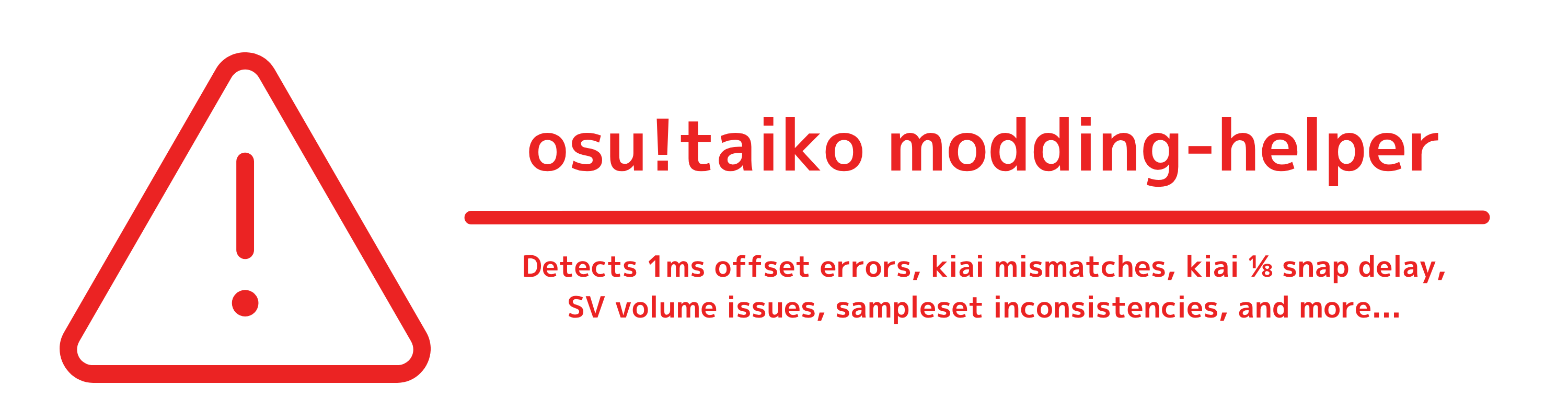 osu!taiko modding helper logo
