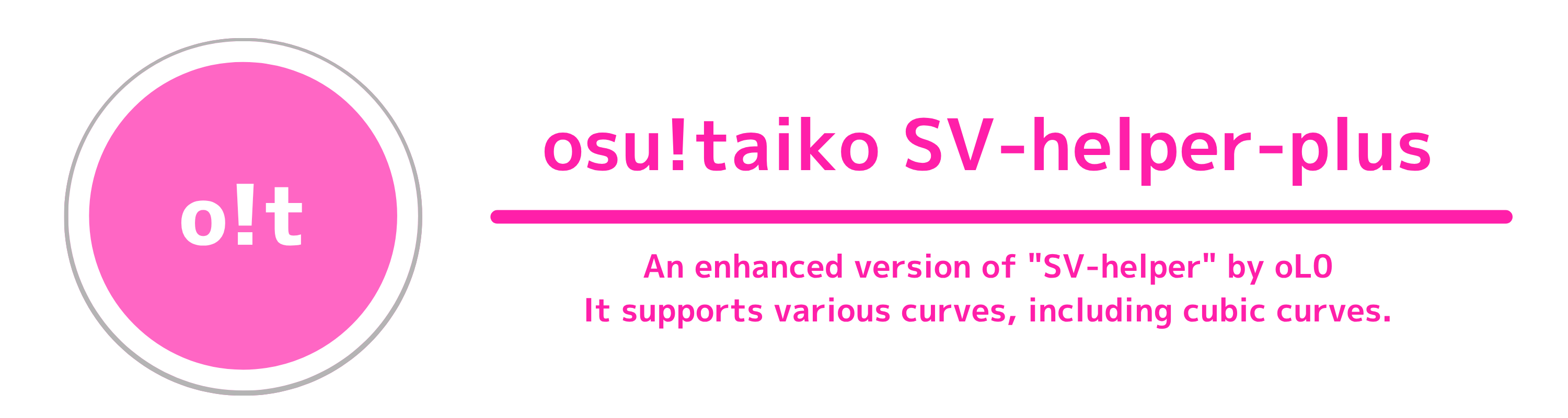 osu!taiko SV helper plus logo
